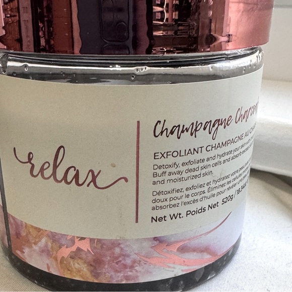 🛀 Manna Kadar Innovative Relax Champagne Charcoal Scrub - Brand New - Picture 4 of 14